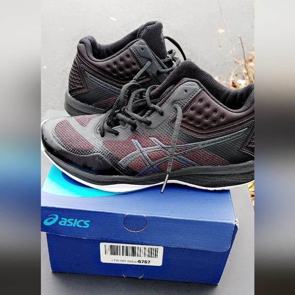 ASICS Men's Netburner Ballistic FlyteFoam Mid Top Volleyball Shoes New - Picture 7 of 8